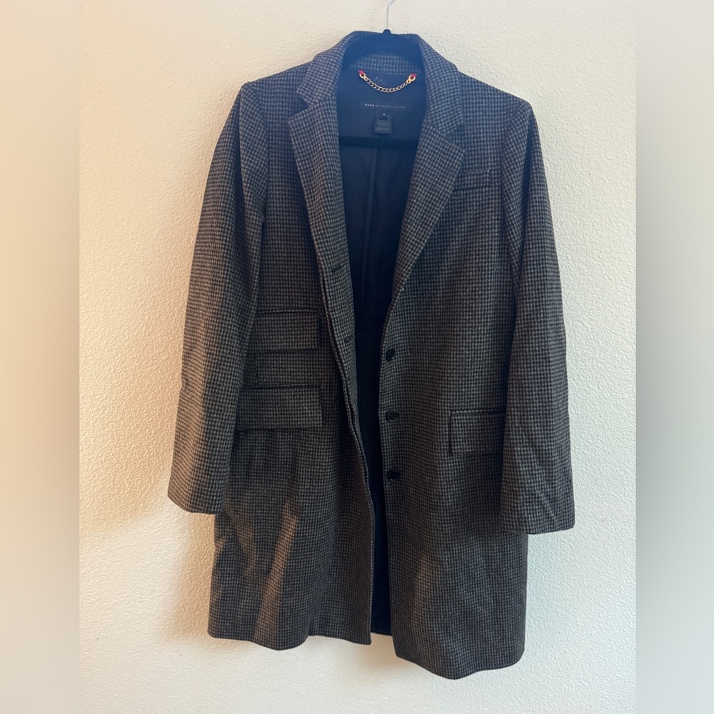Marc by Marc Jacob’s long wool blend pea coat